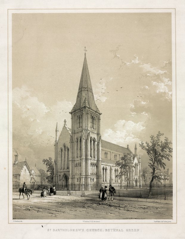Aziz Bartholomews Kilisesi Bethnal Green by English School