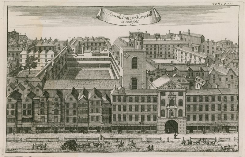 Aziz Bartholomews Hastanesi, Smithfield by English School
