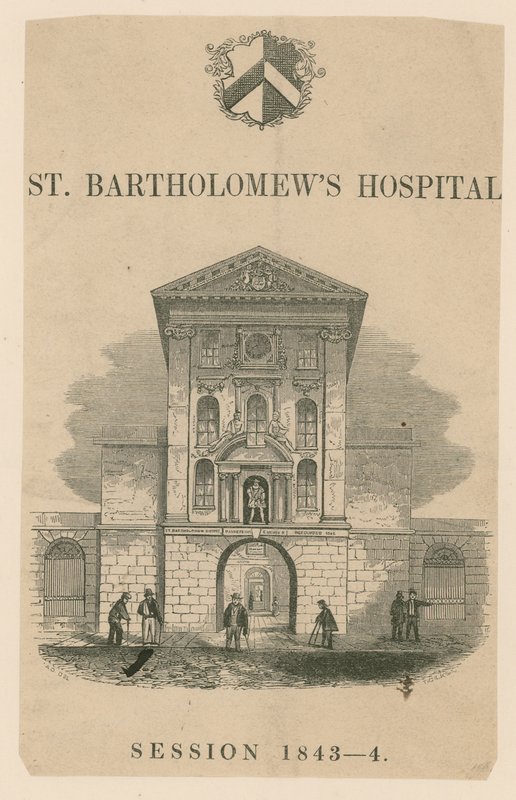 Aziz Bartholomews Hastanesi, Smithfield. by English School