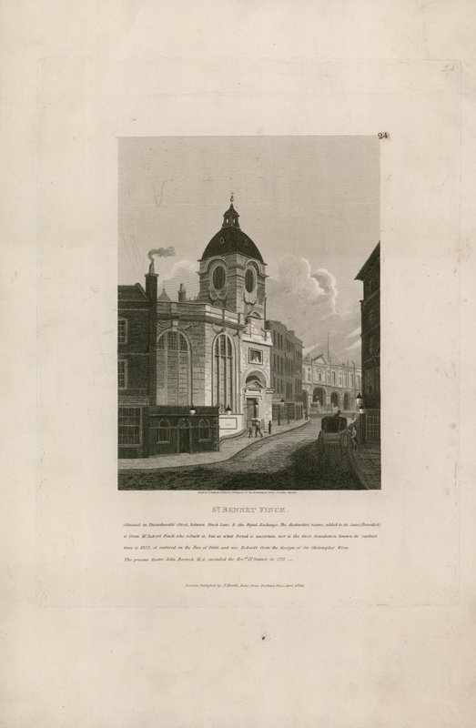 St Bennet Finck, Threadneedle Caddesi, Londra by English School