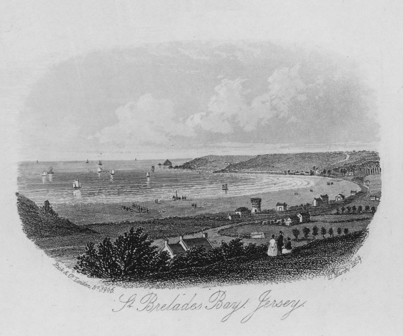 St Brelade"s Bay, Jersey by English School