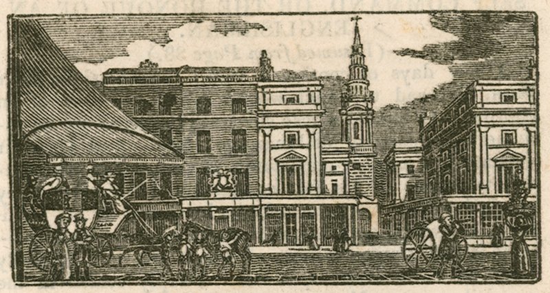 St Brides Kilisesi, Fleet Street, Londra by English School