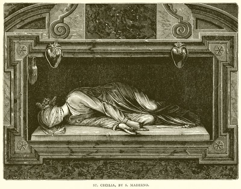 Aziz Cecilia, S. Maderno tarafından by English School