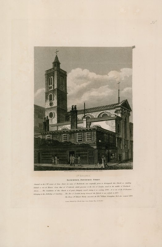 St Dionis, Backchurch, Fenchurch Caddesi by English School