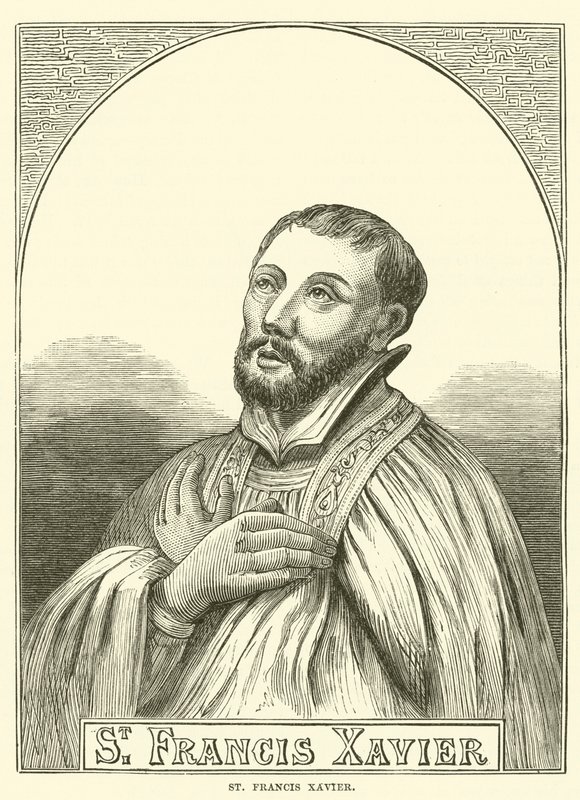 Aziz Francis Xavier (gravür) by English School