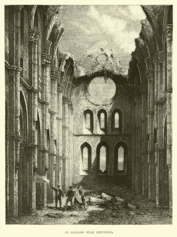 Chiusdino yakınlarındaki St Galgano by English School