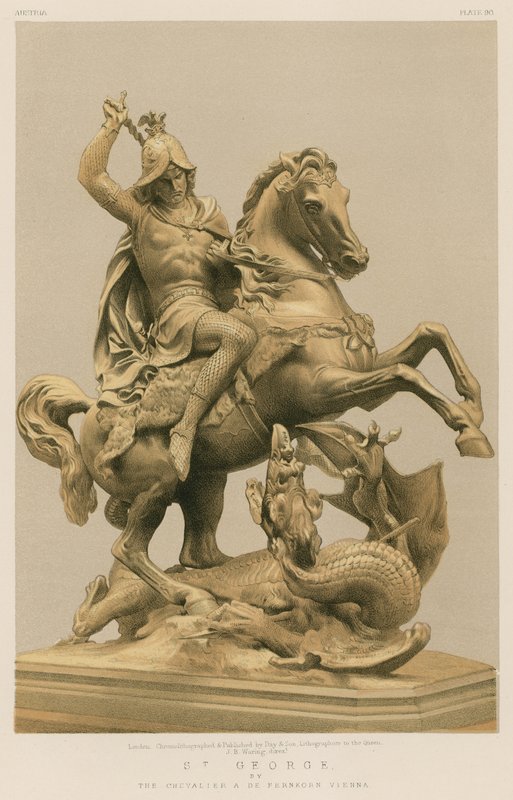 St George, Chevalier A de Fernkorn, Viyana by English School