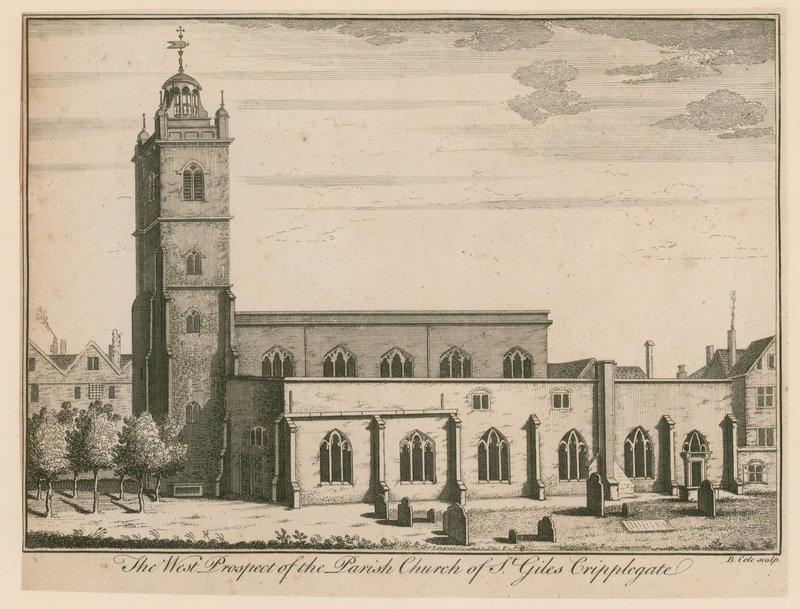 St Giles, Cripplegate, Londra by English School