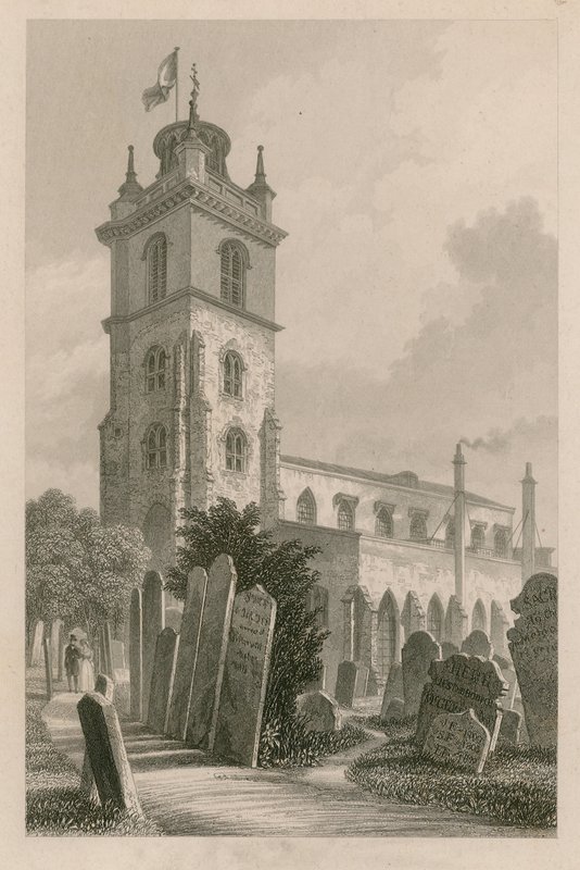 St Giles, Cripplegate, Londra by English School