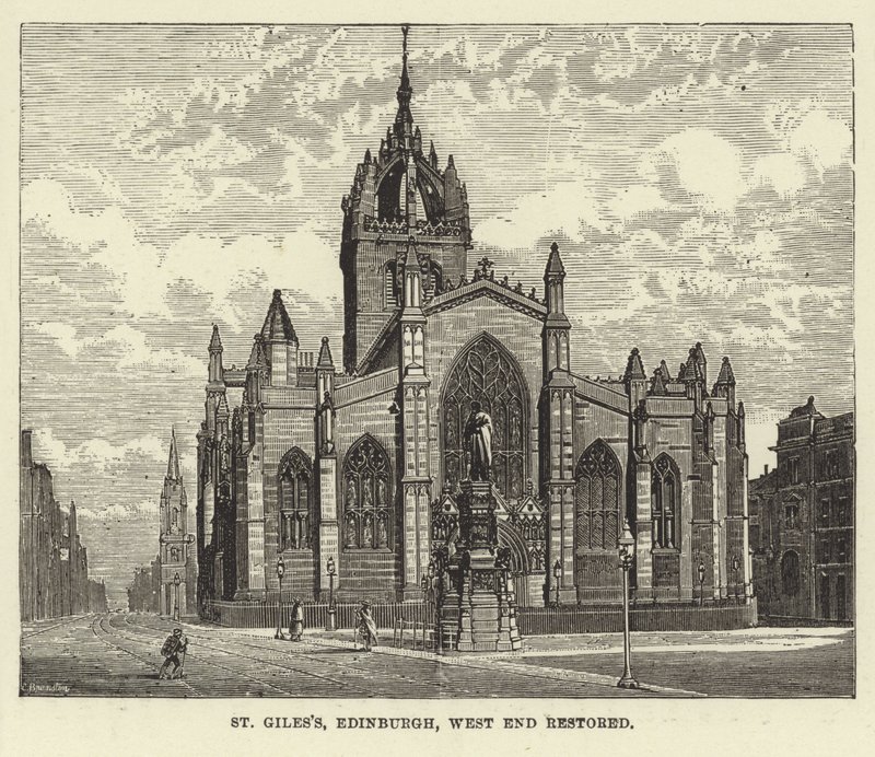 St Giles, Edinburgh, West End Restore Edildi by English School