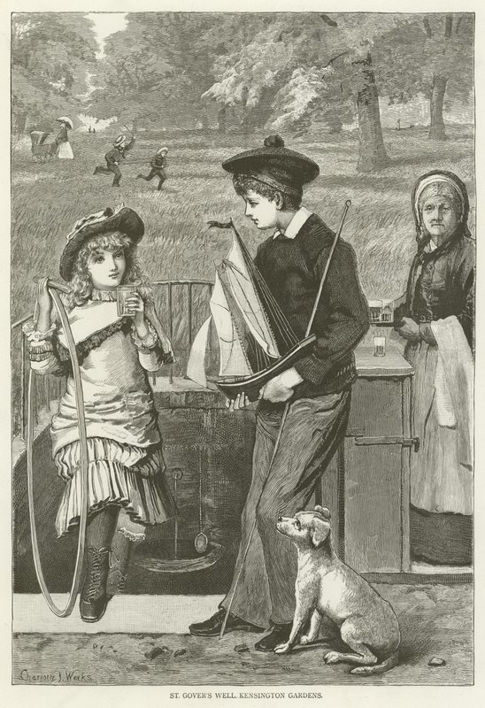 St Govers Well, Kensington Bahçeleri by English School