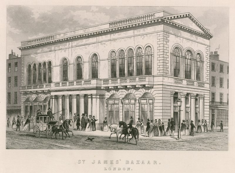 St James Bazaar, Londra by English School