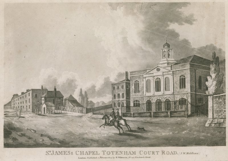 St Jamess Şapeli, Tottenham Court Road, Londra by English School