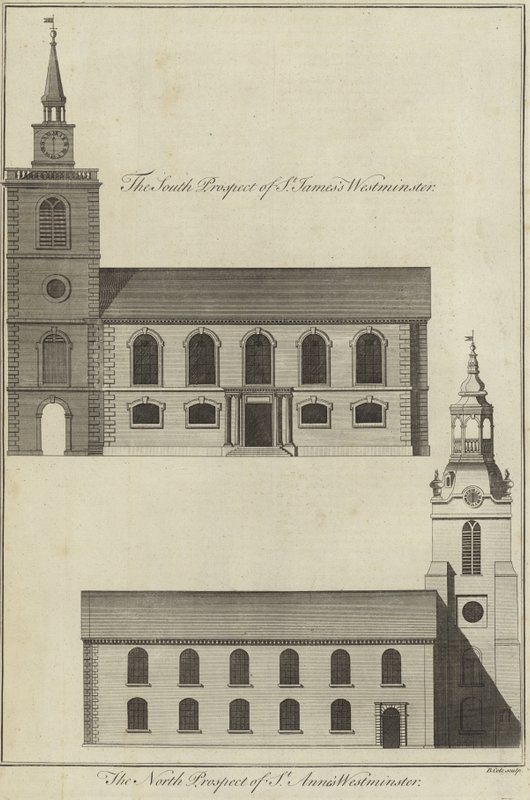 St James Kilisesi ve St Anne Kilisesi, Westminster by English School