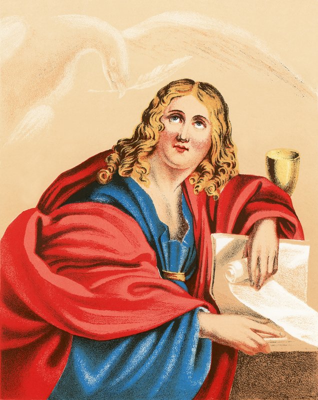 Aziz John evangelist by English School