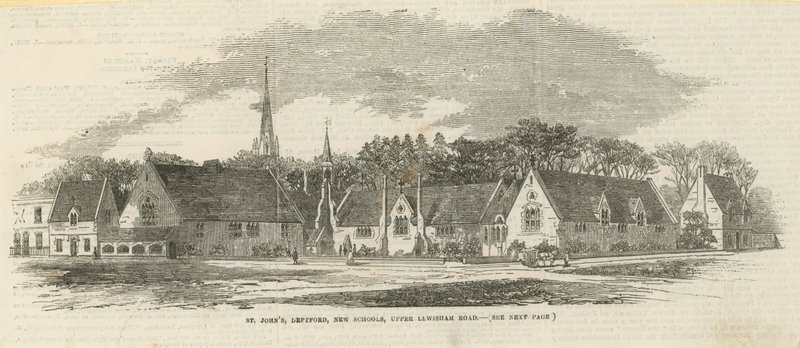 St Johns, Deptford, Yeni Okullar, Yukarı Lewisham Yolu by English School