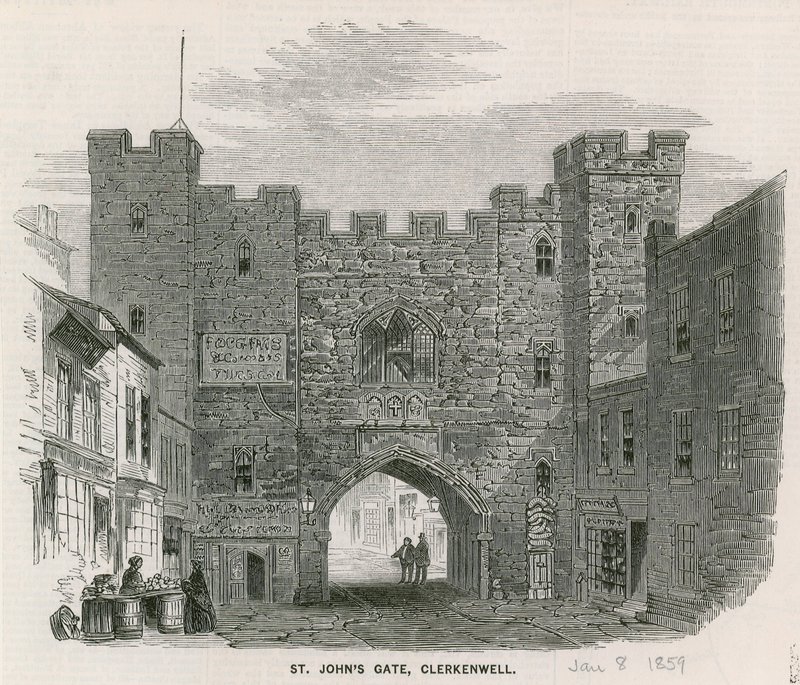 St Johns Kapısı, Clerkenwell by English School