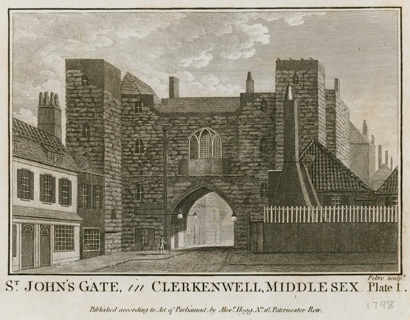 St Johns Kapısı, Clerkenwell by English School