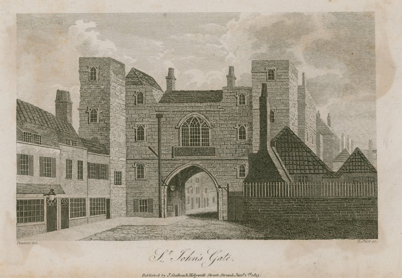 St Johns Kapısı, Clerkenwell by English School