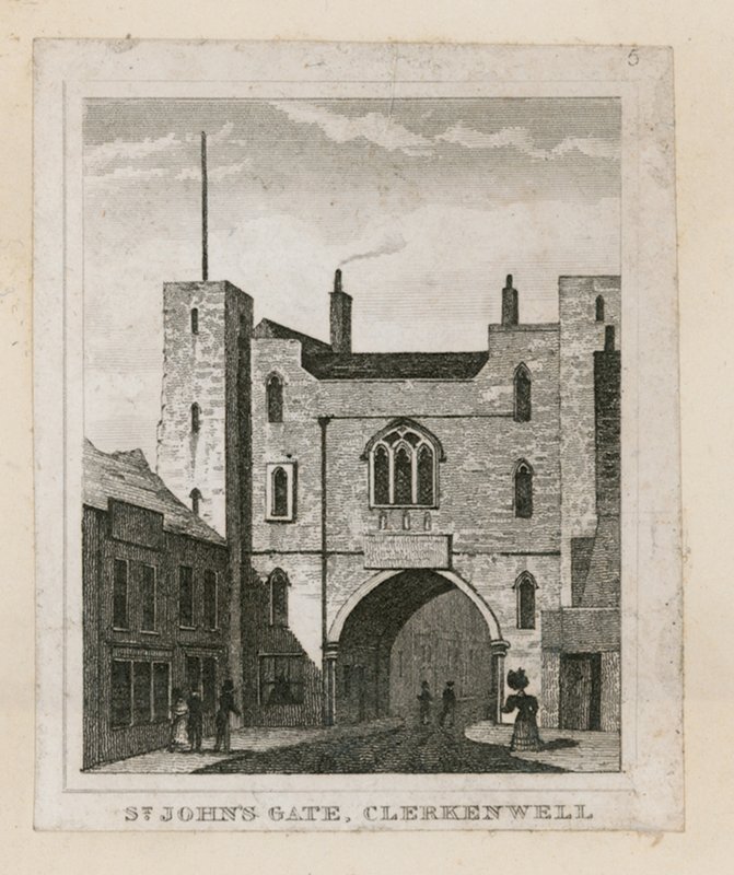 St Johns Kapısı, Clerkenwell by English School