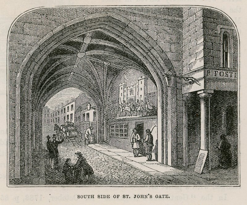 St Johns Kapısı, Clerkenwell by English School