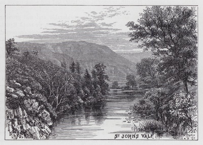 St Johns Vale (gravür) by English School
