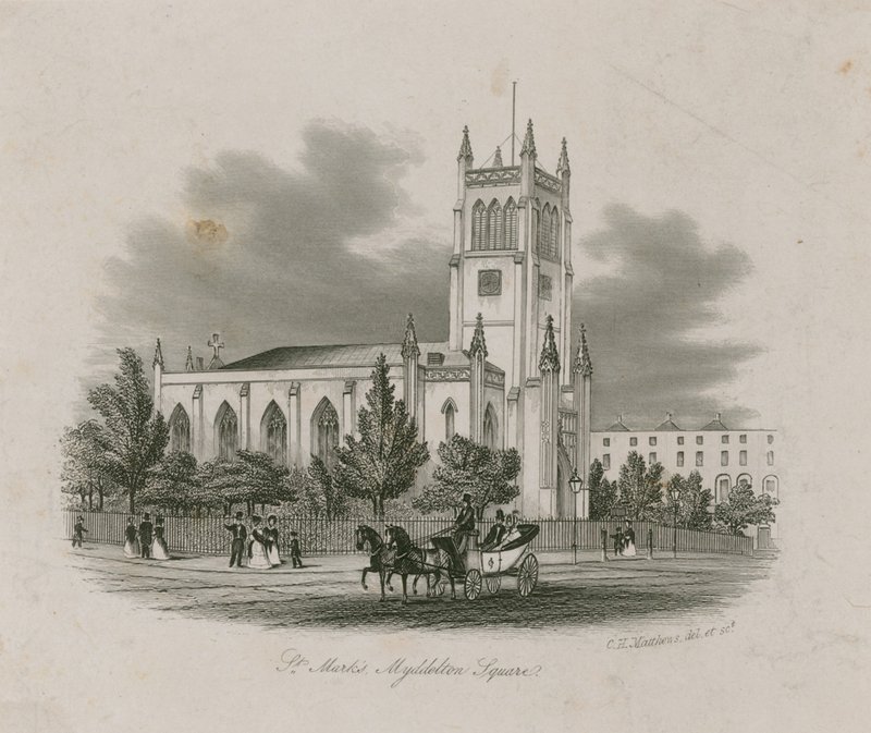 St Marks Kilisesi, Clerkenwell by English School