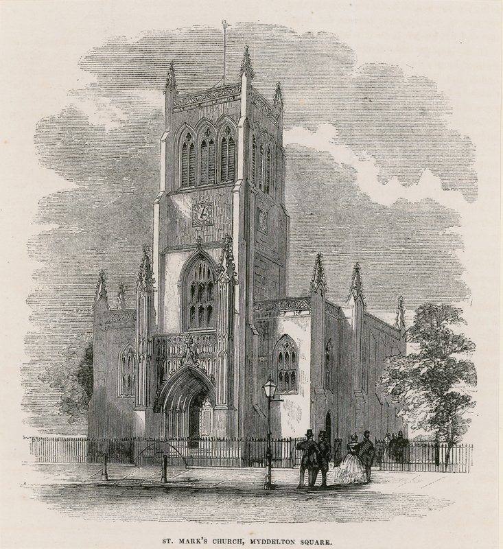 St Marks Kilisesi, Clerkenwell by English School