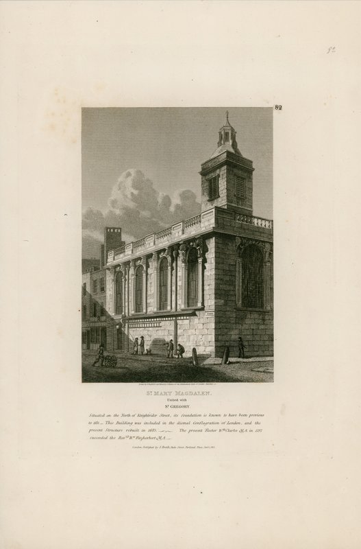 St Gregory, Knightrider Street, Londra ile birleşmiş St Mary Magdalen, by English School