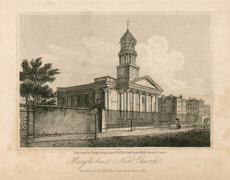 St Marylebone Kilisesi, Londra by English School