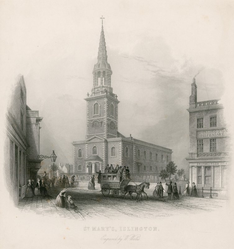 St Marys (yeni kilise), Islington by English School
