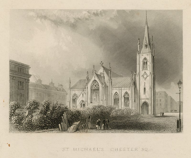 St Michaels Kilisesi, Chester Meydanı by English School