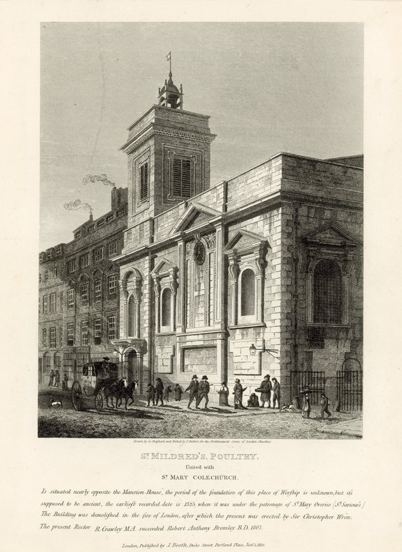 St Mildreds Kümes Hayvanları by English School