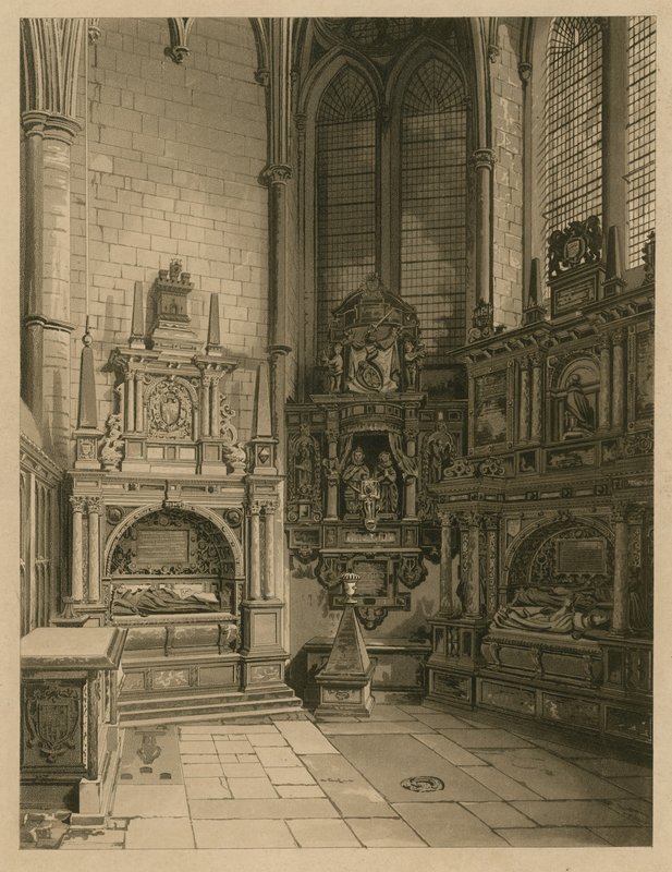 St Nicholas Şapeli, Westminster Abbey, Londra by English School