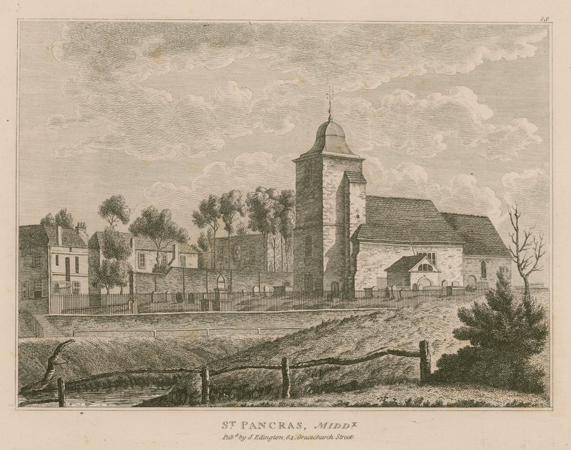 St Pancras Kilisesi, Londra, Middlesex by English School