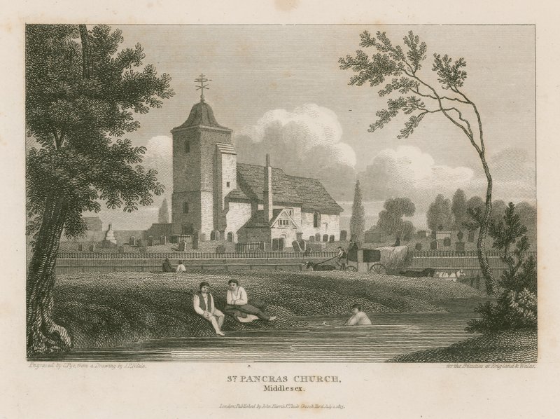 St Pancras Kilisesi, Londra, Middlesex by English School