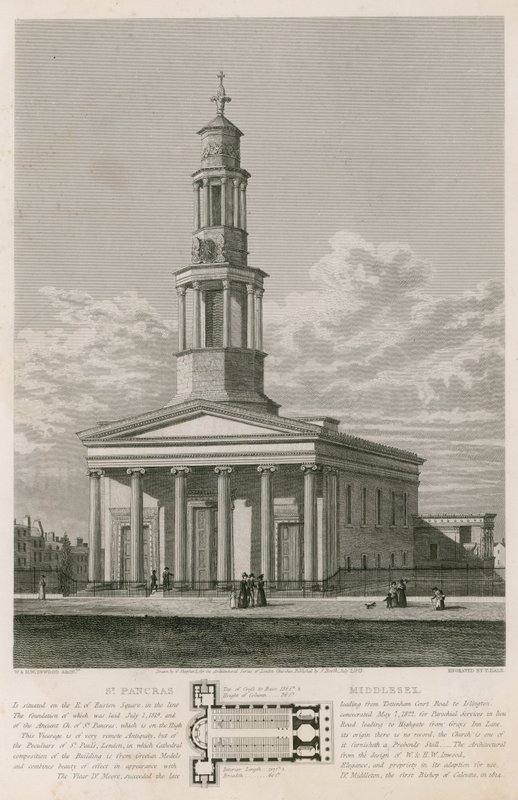 St Pancras Kilisesi, Londra, Middlesex by English School