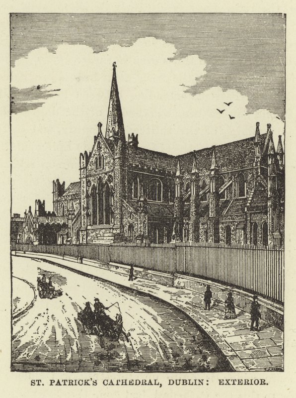 St Patricks Katedrali, Dublin, Dış by English School