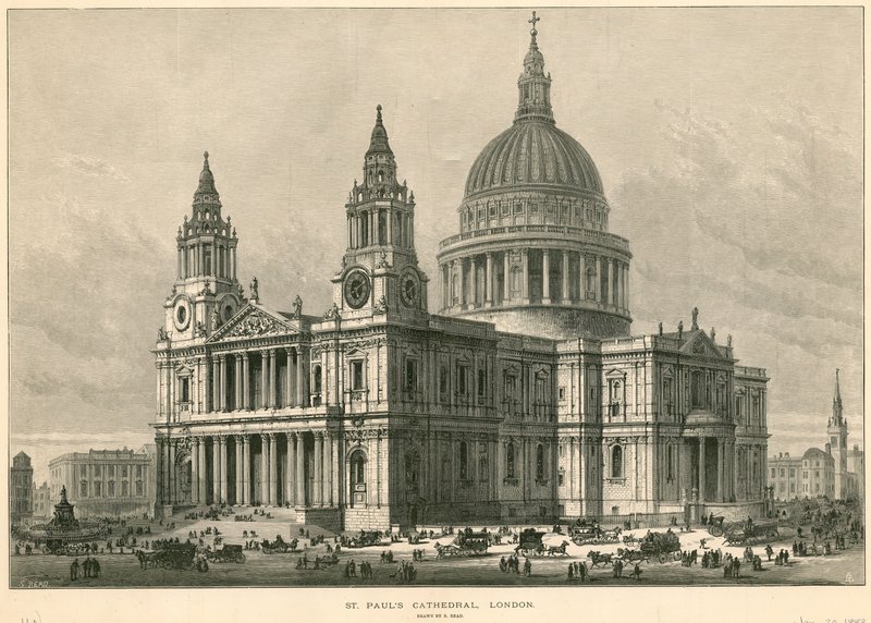 St Paul Katedrali, Londra by English School