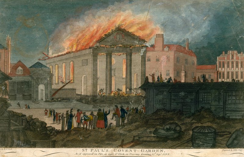 St Pauls Kilisesi, Covent Garden, Londra, 17 Eylül 1795 akşamı saat 8