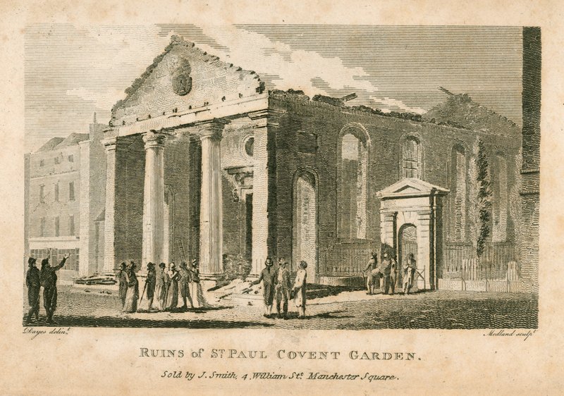 St Pauls, Covent Garden, Londra by English School