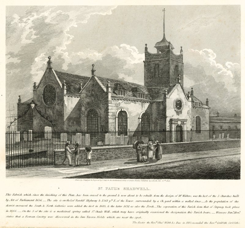 St Pauls, Shadwell, Londra by English School
