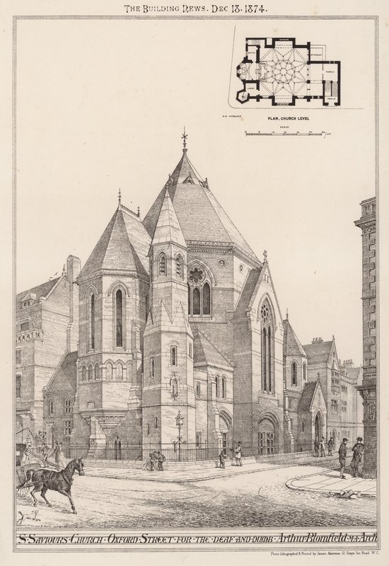 Sağır ve dilsizler için St Saviors Kilisesi, Oxford Street, by English School