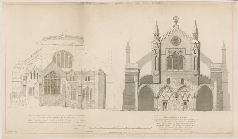 Aziz Saviors Kilisesi, eskiden St Mary Overies, Southwark by English School