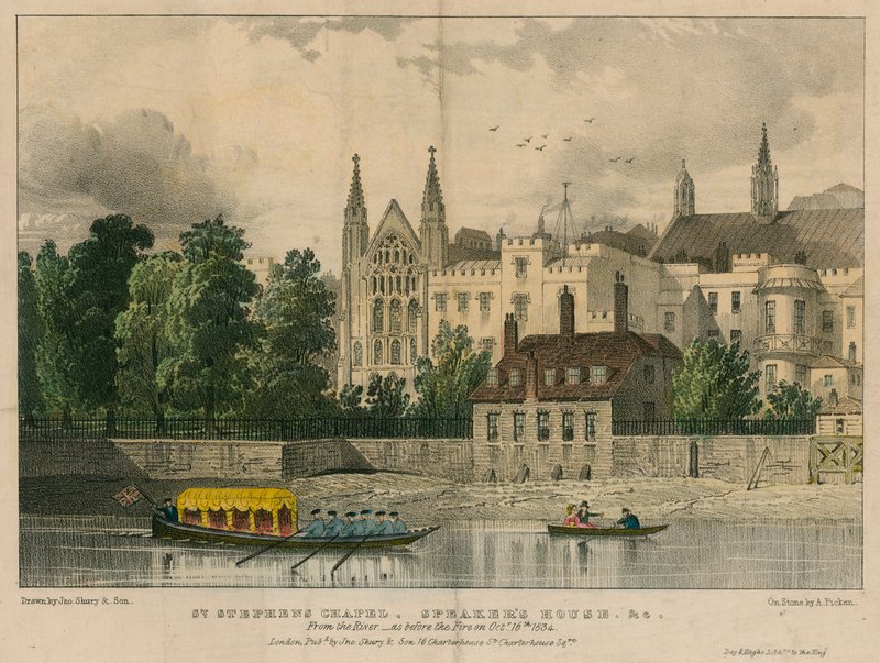 St Stephens Şapeli, Konuşmacılar Evi, vb., Westminster, Londra, Thames Nehri