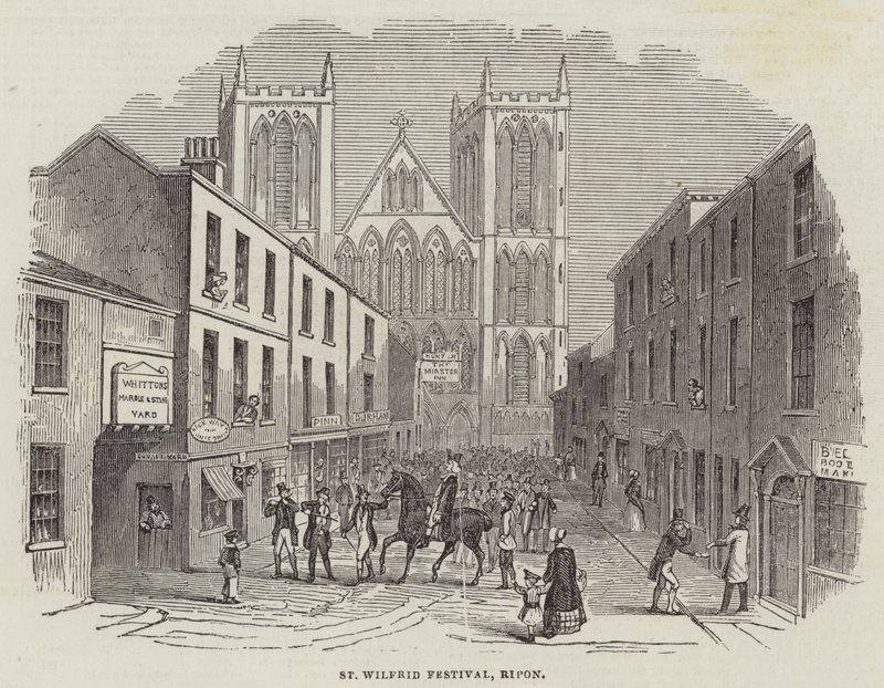 St Wilfrid Festivali, Ripon (gravür) by English School