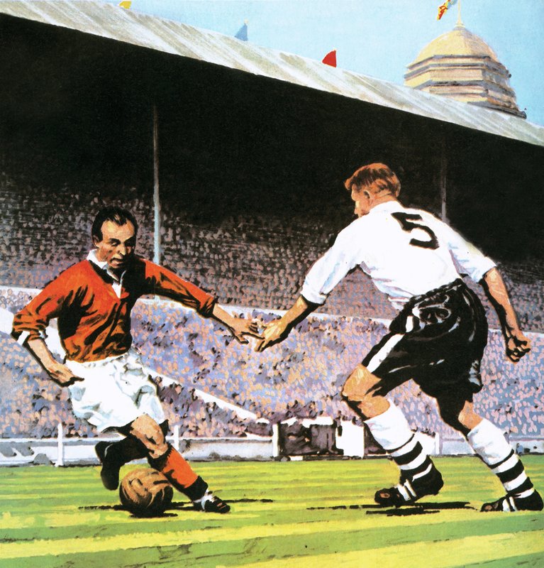 stanley matthews by English School