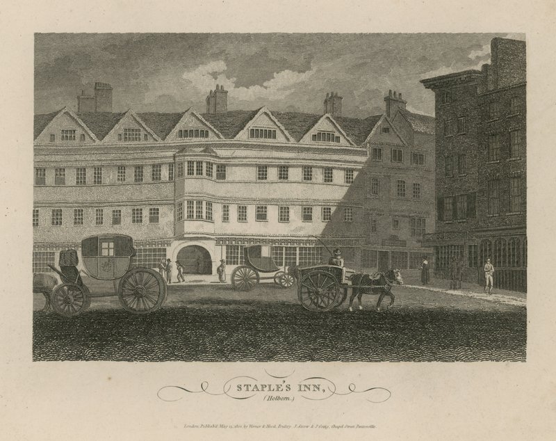 Staples Inn, Holborn by English School