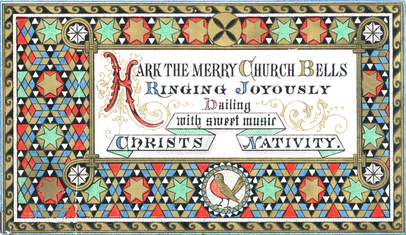 Yıldızlar ve Desenler, Noel Kartı by English School