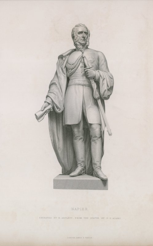 Charles James Napier Heykeli by English School
